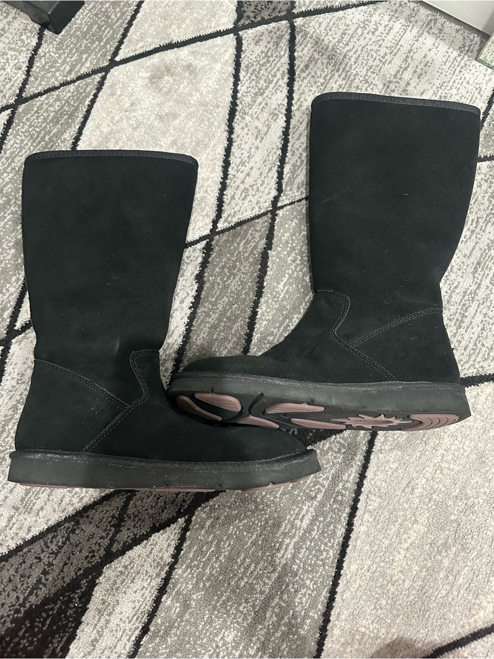 UGG Black Suede Boots